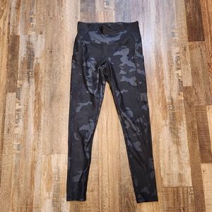 Prana Electa Black Camo Leggings